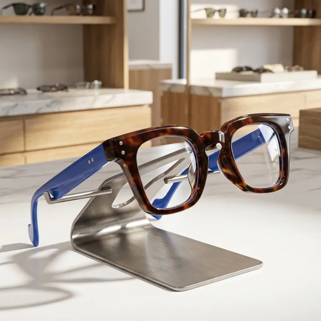 Unisex Vintage Square Reading Glasses, Durable PC Frame Readers +1.00 to +4.00, Stylish Presbyopia Eyewear