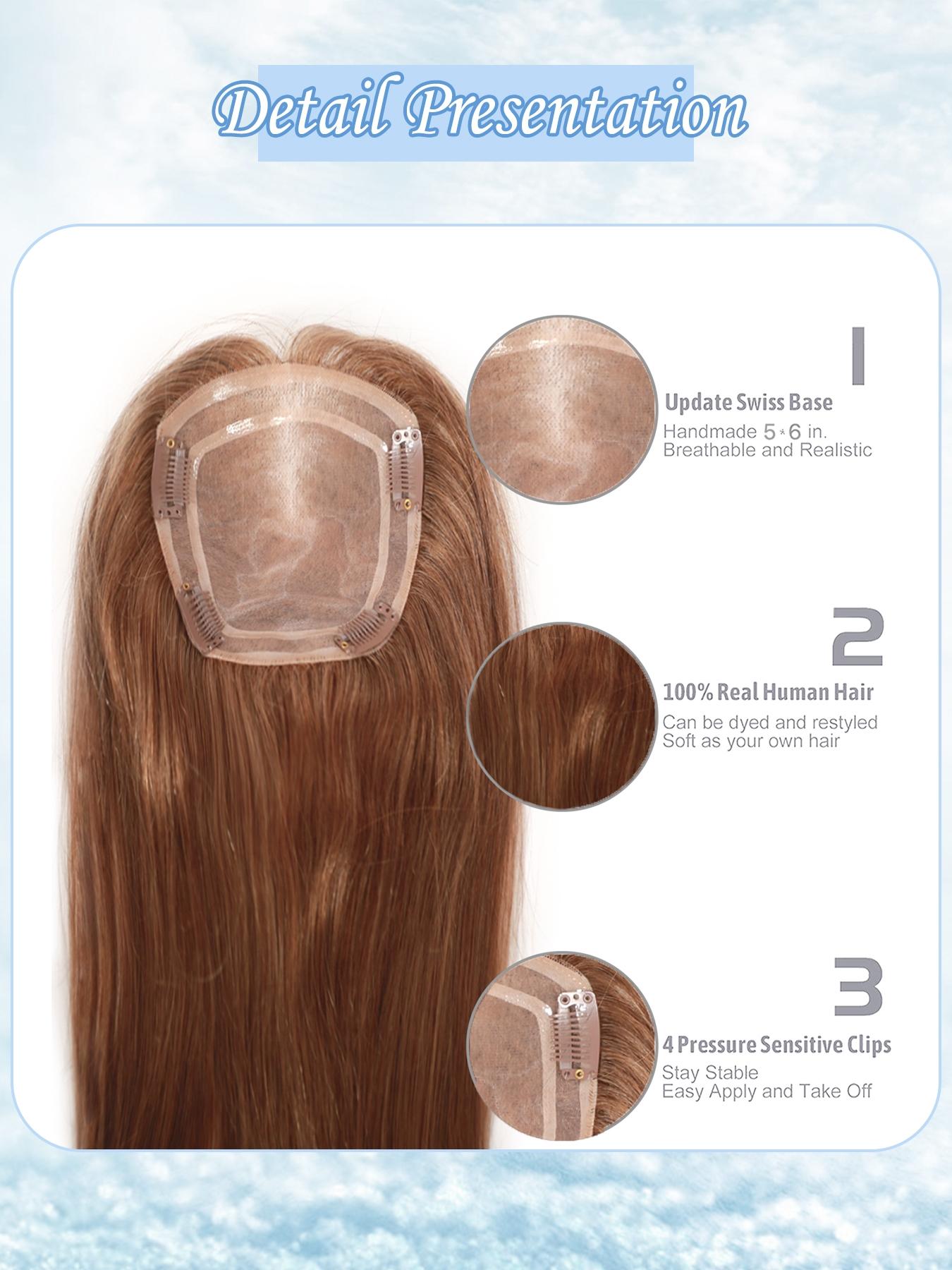 100% Human Hair] 5x6 display picture 3