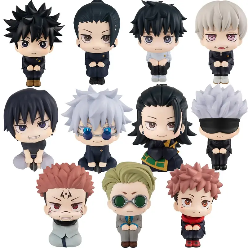 Jujutsu Kaisen (JJK) PVC Figure Set - 10cm Action Figures for Collectors, Featuring Gojo Satoru, Geto Suguru, Inumaki Toge, Fushiguro Megumi, Toji, Okkotsu Yuta, Itadori Yuuji, Ryomen Sukuna, Nanami, Jujutsu Kaisen Figure