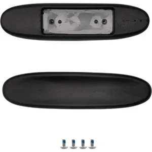 Gaming Chair Replacement Armrest Arm Pads Universal Soft PU Office Chair Replacement Parts(1 Pair) Black