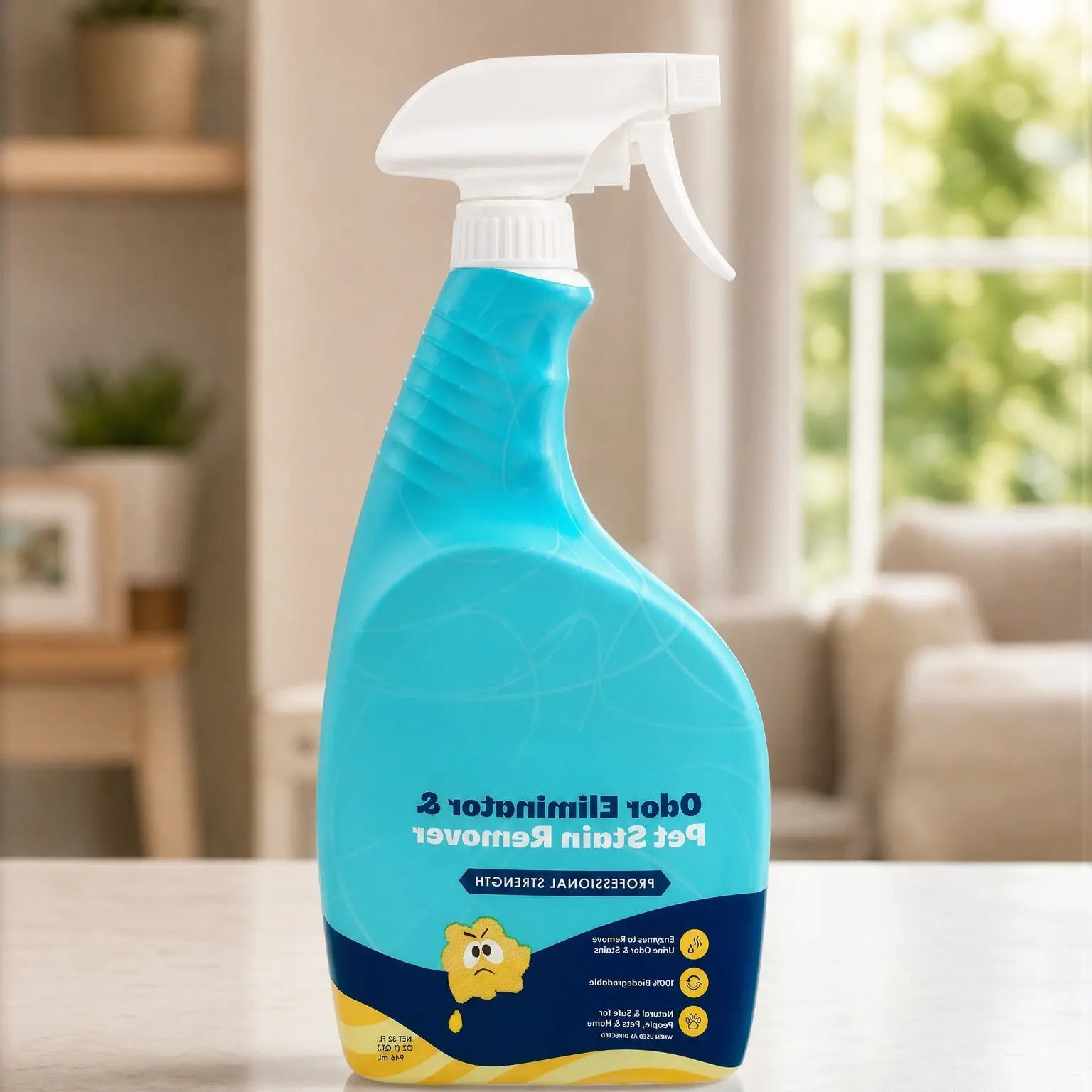 Enzyme Cleaner for Human, Cat & Dog Urine - Original Scent, 32 oz, for Laundry, Carpets & MoreGift