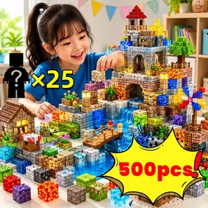 Colorful Magnetic Building Blocks, 3D DIY Assembly Kit, Stem Educational Toy, Safe Smooth Abs Plastic, Ideal Christmas Gift