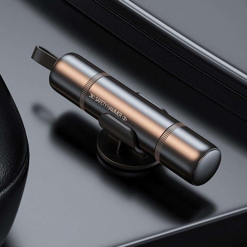 2 in 1 Safety Hammer, Multifunctional Car Safety Hammer with Seatbelt Cutter, Emergency Escape Tool for Car, Home, Office, Vehicle