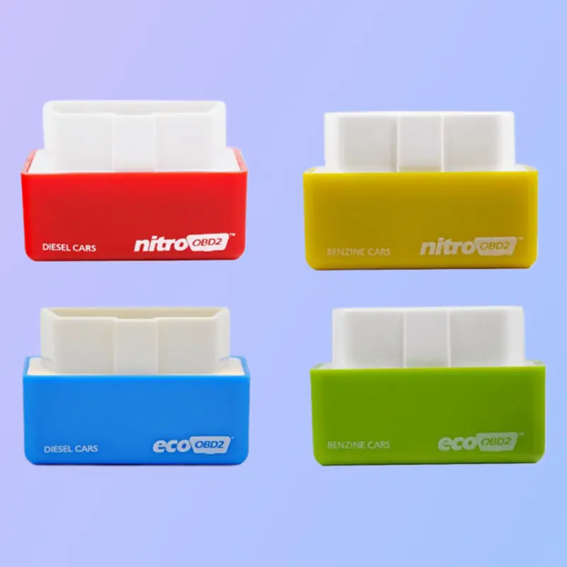 Plug-and-Drive OBD2 Chip Tuning Box, Fuel Saver and Power Booster for Petrol and Diesel Vehicles