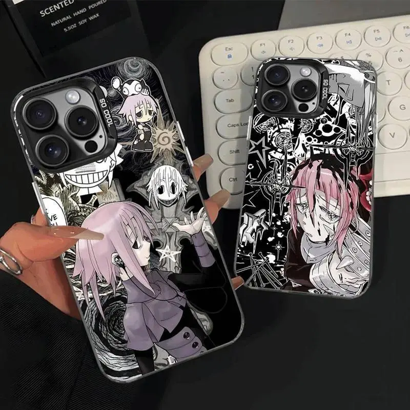 Crona Soul Eater Phone Case For iPhone 17 16 15 14 13 12 11 Pro Max Plus Air & Samsung Galaxy S26 S25 S24 S23 S22 S21  EDGE Plus Ultra Plus FE Anti Fall Black Matte Hard Bumper