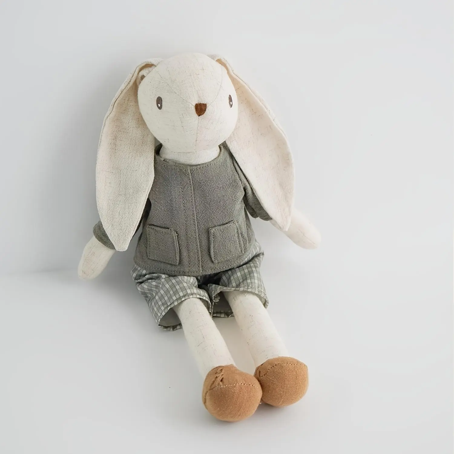 [Cute Rabbit Dolls] Cute Christmas-Themed Rabbit Dolls, Creative Tale Rabbit Dolls, Animal Dolls, House Play Companion Dolls, Christmas Room Decoration And Arrangement, Gift Plush Dolls, Easter Rabbit Dolls