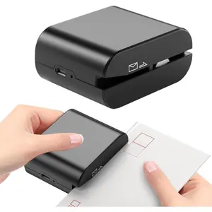 Rechargeable Automatic Electric Letter Opener Envelope Slitter for Universal Mail Handling (Black)