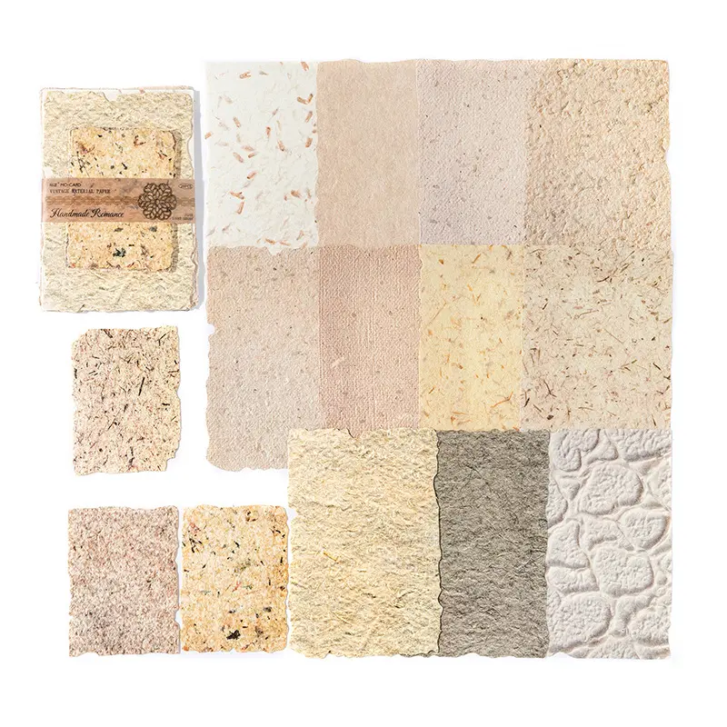 28 sheets of creatives paper in 6 styles, journal creatives paper, specialty paper, embossed paper; for greeting card decoration, Paper Light and Shadow Series vintage letterpress embossed cloth-texture gradient journal decorative base paper