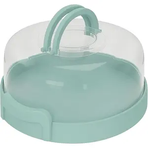 Pie Carrier with Lid and Handle Fits 10in x 4.5in Pies Doubles as Divided Serving Tray BPA Free Cheesecake Dessert Carrier Container With Lids