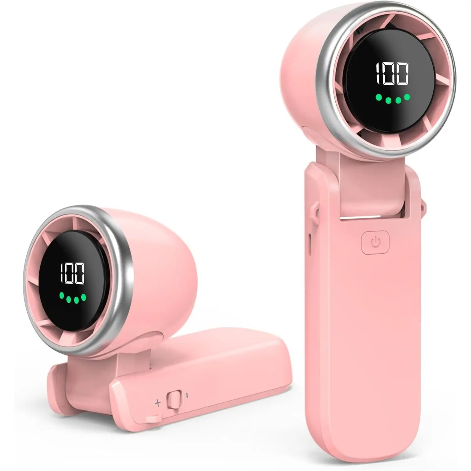 Portable Handheld Fan, , 6000mAh  | 16000RPM, 100-Speed Adjustable Wind, 180° Foldable, High-Velocity , Travel & Outdoor Use