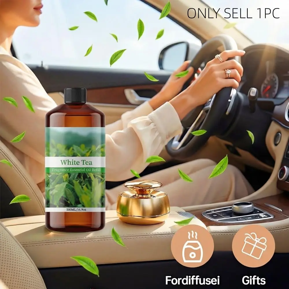 500ML Large Capacity Aromatherapy Essential Oil Refill, Long-Lasting Scent for Home/car, Suitable for Diffusers, Perfect Gift