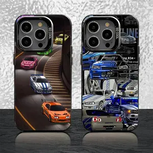 Fast & Furious Animal-Themed Colorful Smartphone Case, Black Candy Matte Shockproof Cover for iPhone 17 Air, 16, 15, 14, 13, 12, 11 Pro Max Plus & Samsung S26, S25, S24, S23, S22 Plus Ultra (Cellphone Accessories)