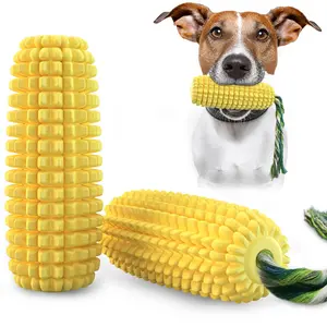 New pet supplies: corn-shaped sound-making dog toy, chew stick, dog toothbrush, dog toy set