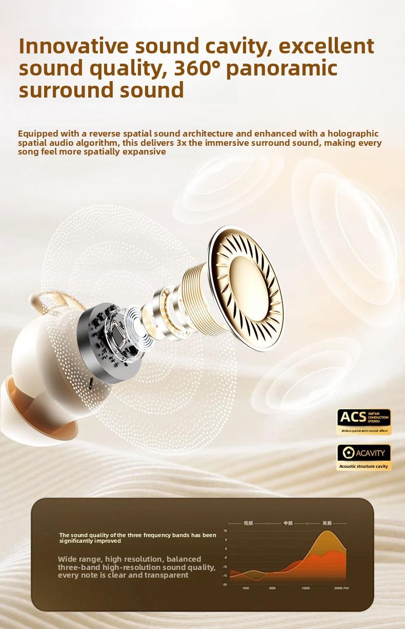 Sleep headphones, painless for side sleepers, no ear pressure, 2026 new model, in-ear noise-canceling, long battery life, sleep Bluetooth headphones