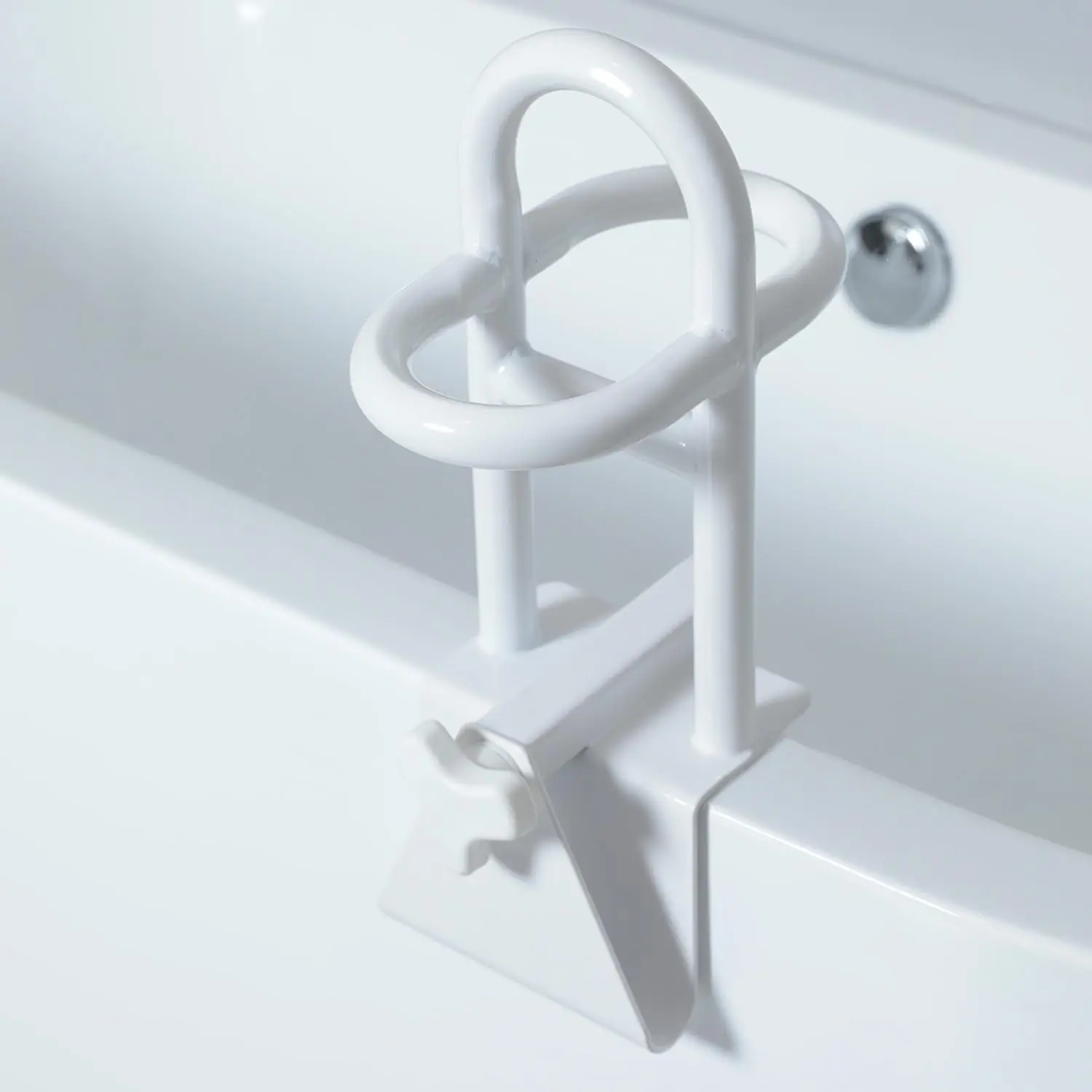 Adjustable Bathtub Handles for Seniors, Fits 3-Inch+ Thick Walls. Please Measure Before Purchasing Tub Grab Bars for Side of Tub, Handicap Grab Bars, Tub Handles for Elderly Balance