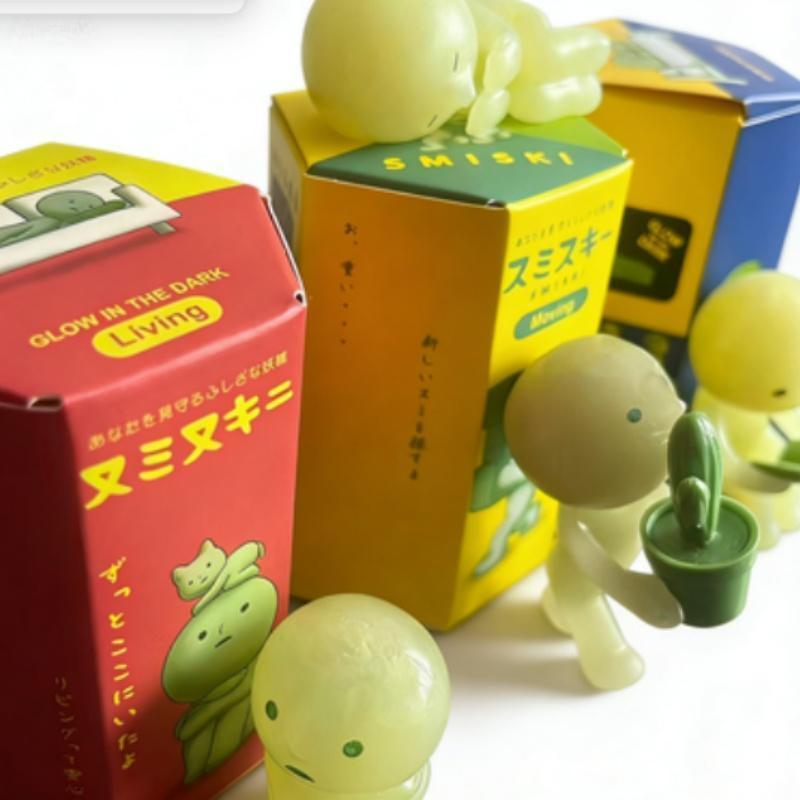Hot Selling Smiski Hippers Mini Blind Box Bedroom Fitness Multi Theme Luminous Doll Ornaments Ideal Blind Box Toys Gift