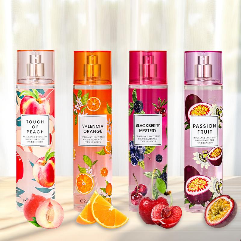 8 Fl Oz Hair & Body Fragrance Mist for Women - Long-Lasting Perfume, Perfect for Dating, Parties and Gift Giving Floral Amber