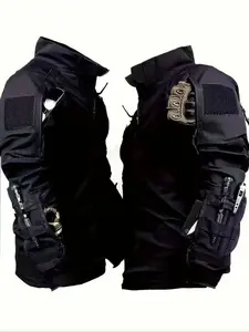 Men's Outdoor Tactical Frog Suit, Multi-Function Pockets, Long Sleeve Stand Collar Shirt, Durable Breathable Fabric, Ideal for Hiking, Camping, Gift