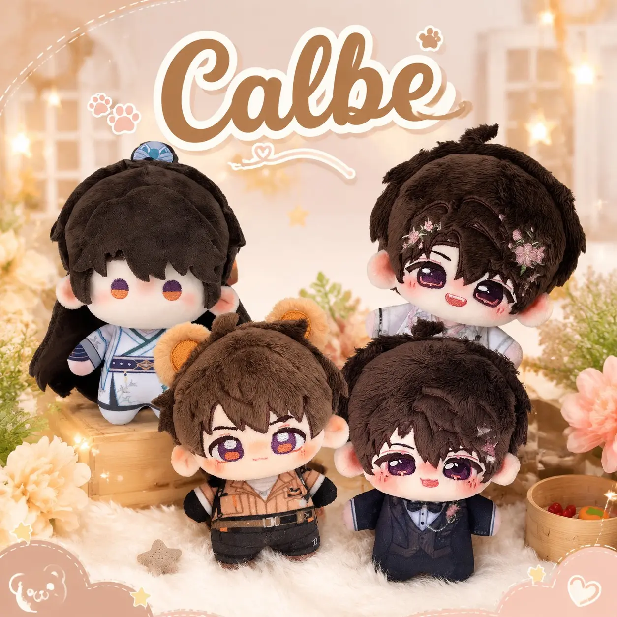 Love and Deep space Caleb  Plush Doll Collection | Cute Handsome Character Merch for Fans, Kawaii Plushies, Collectible Figurines, Soft Huggable Stuffed Toys, Game Character Keychains, Gift Plush