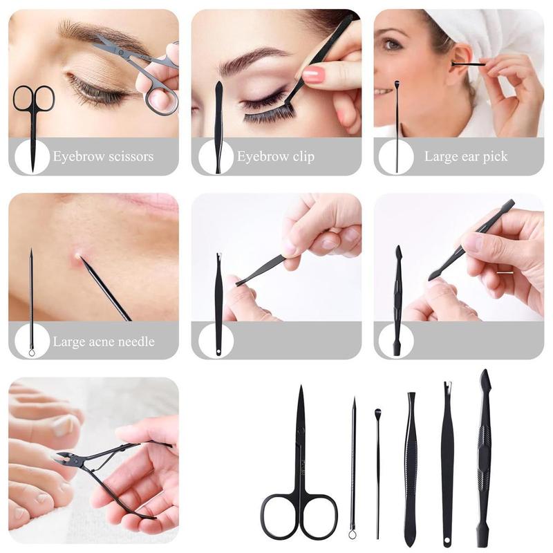 8/15/24Pcs Professional Nail Clipper Set with Storage Case, Portable Manicure Pedicure Kit for Home & Travel, Nail Care Tool, Birthday Gift 8/15/24Pcs Professional Nail Clipper Set with Storage Case, Portable Manicure Pedicure Kit for Home & Travel, Nail Care Tool, Birthday Gift