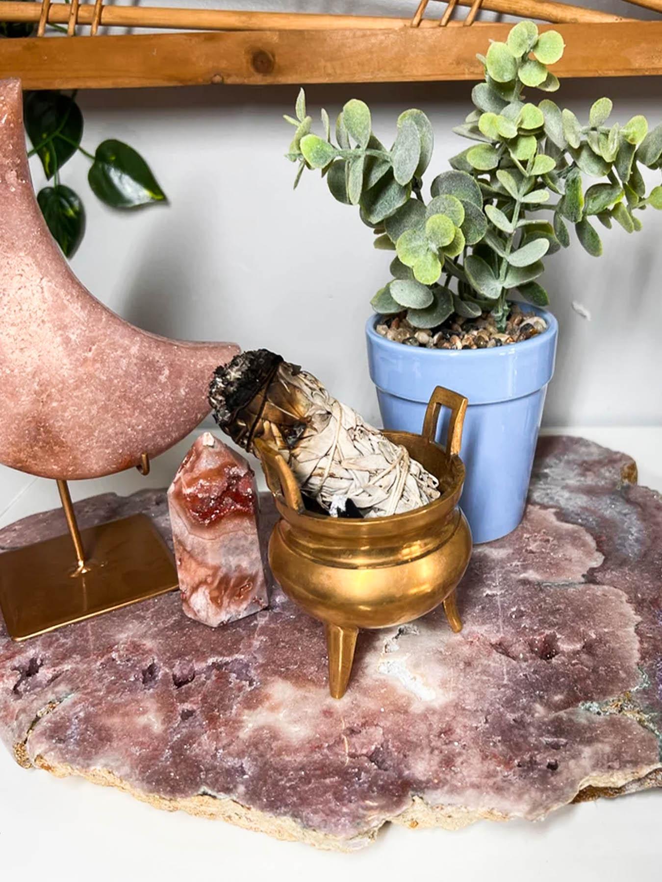 Pink Amethyst Quartz Agate Crystal Sliced Rough Specimen, Creative Gift & Diy Jewelry Accessories, Home Art Decoration, Natural Crystals