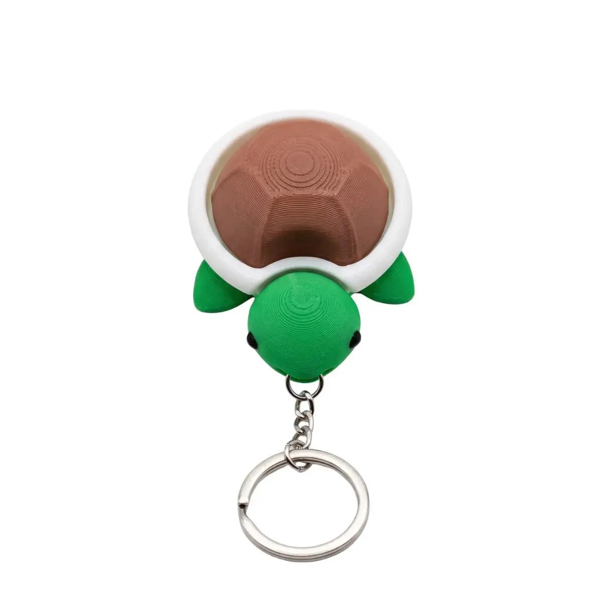 Cute Turtle Fidget Keychain - Eco-Friendly 3D Printed PLA Stress Relief ASMR Toy, Certified Safe Durable 6.4cm, 1 Pack Turtles Fidget & Finger Toy