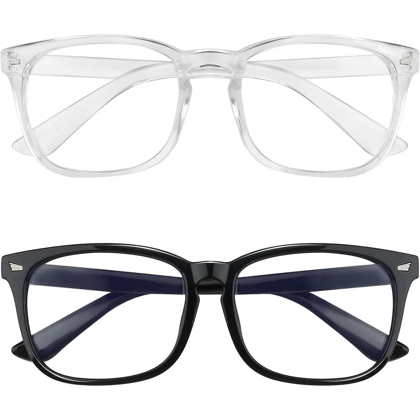 Blue Light Blocking Glasses,Blue Light Glasses Men, Blue Light Glasses Women Eyeglasses Bluelight Eyestrain,Guard Against Eye Fatigue,Trendy Daily Matching Decorations,Resist Radiation For TV &Computer