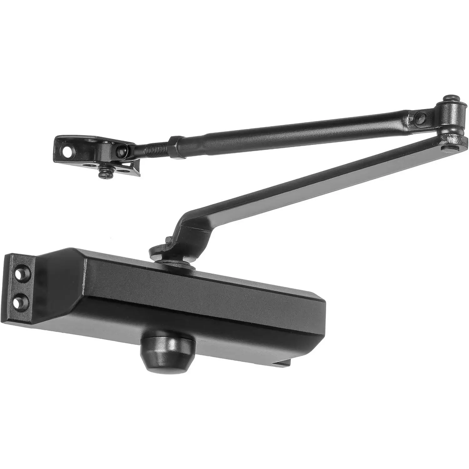 2000 Series Commercial Aluminum Hydraulic Door Closer Full Kit, Self-Closing, Spring Size 2, Surface Mount, Sprayed Duronotic Bronze, Dual Valves, for Interior Wood/Metal/Fiberglass Doors (Inches Compatible)