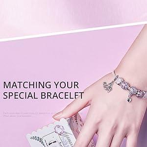 Silver Letter Charm Fit for Pandora Charms Bracelet Alphabet Initial Dangle Charms Beads Jewelry Gifts for Women