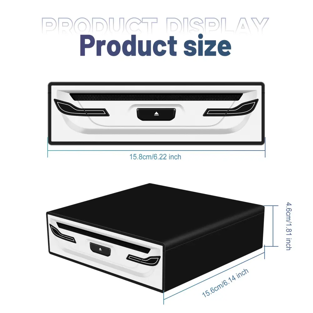 CAR PLAYER 518D High-Performance Car CD/DVD Player with USB  WAV/VOB Support Anti-Shock, Cd Player, 12Cm Cds/Dvds