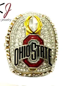 Ohio State Buckeyes Championship Ring, Multi-Color Player Ring, Fan Memorial Gift, Sports Collectible Jewelry