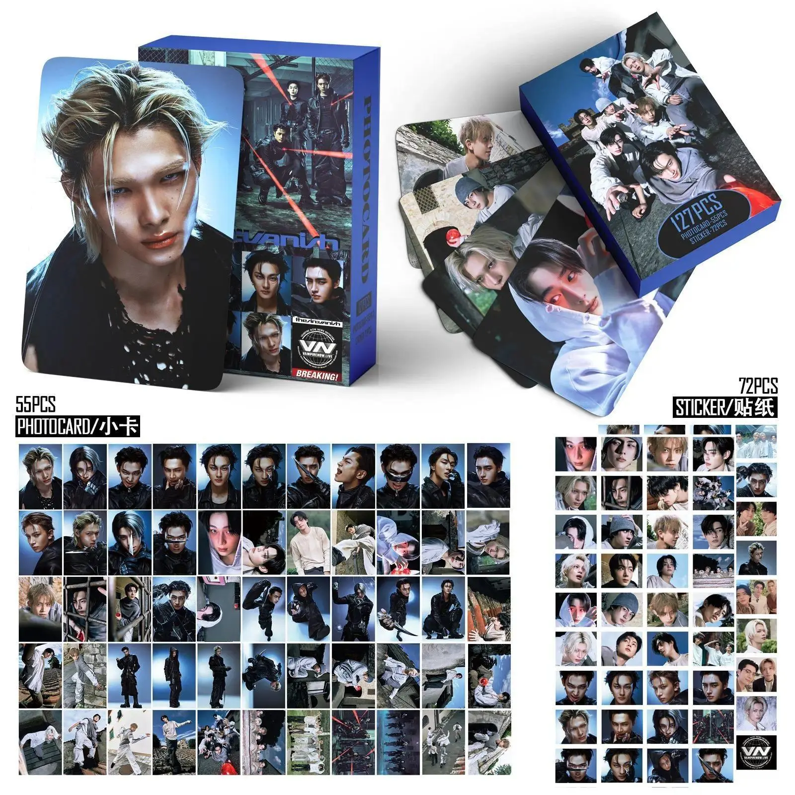 127pcs THE SIN : VANISH Photocards Lomo Cards Set Photocards Photo Lomo Cards Fans Collection Printed Cards