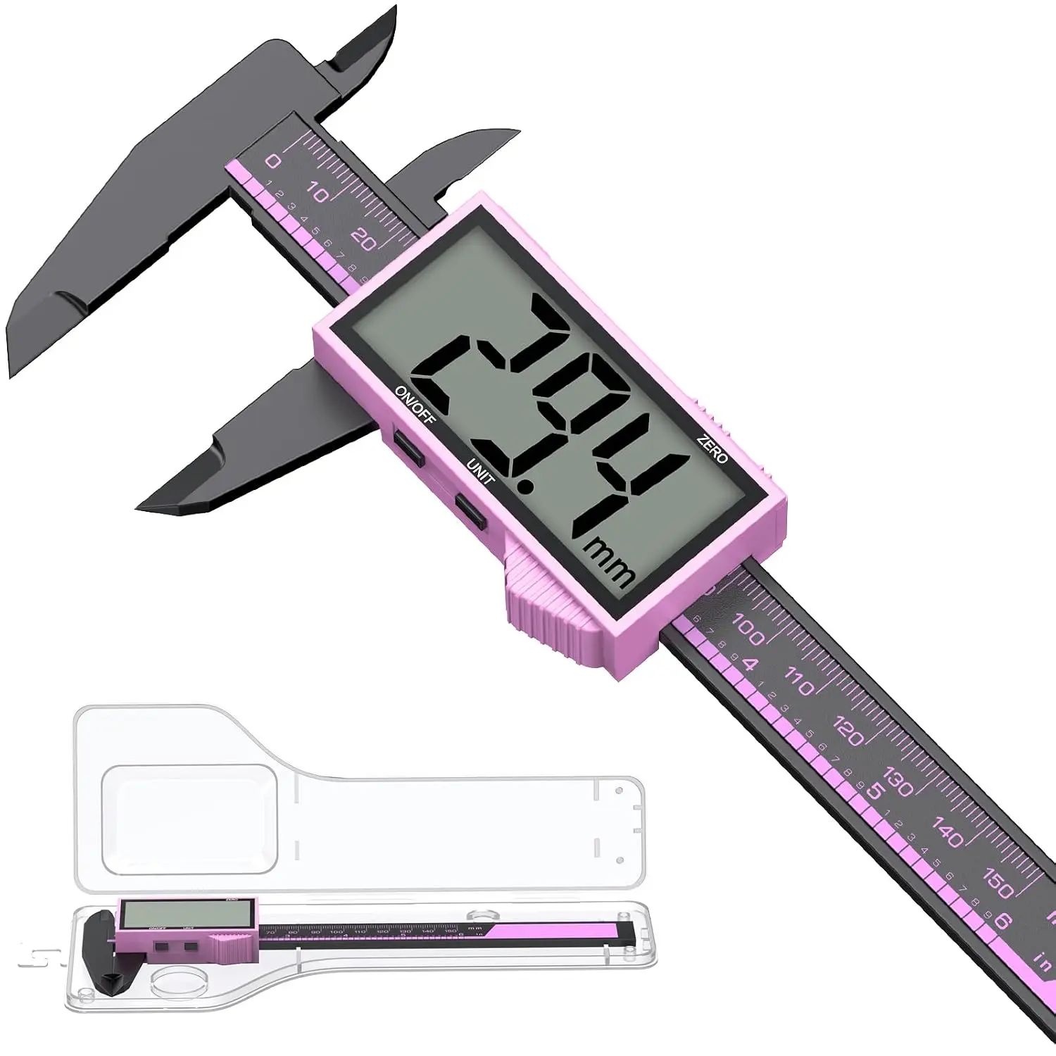 6"/150mm Digital Caliper Measuring Tool with Large LCD Screen()