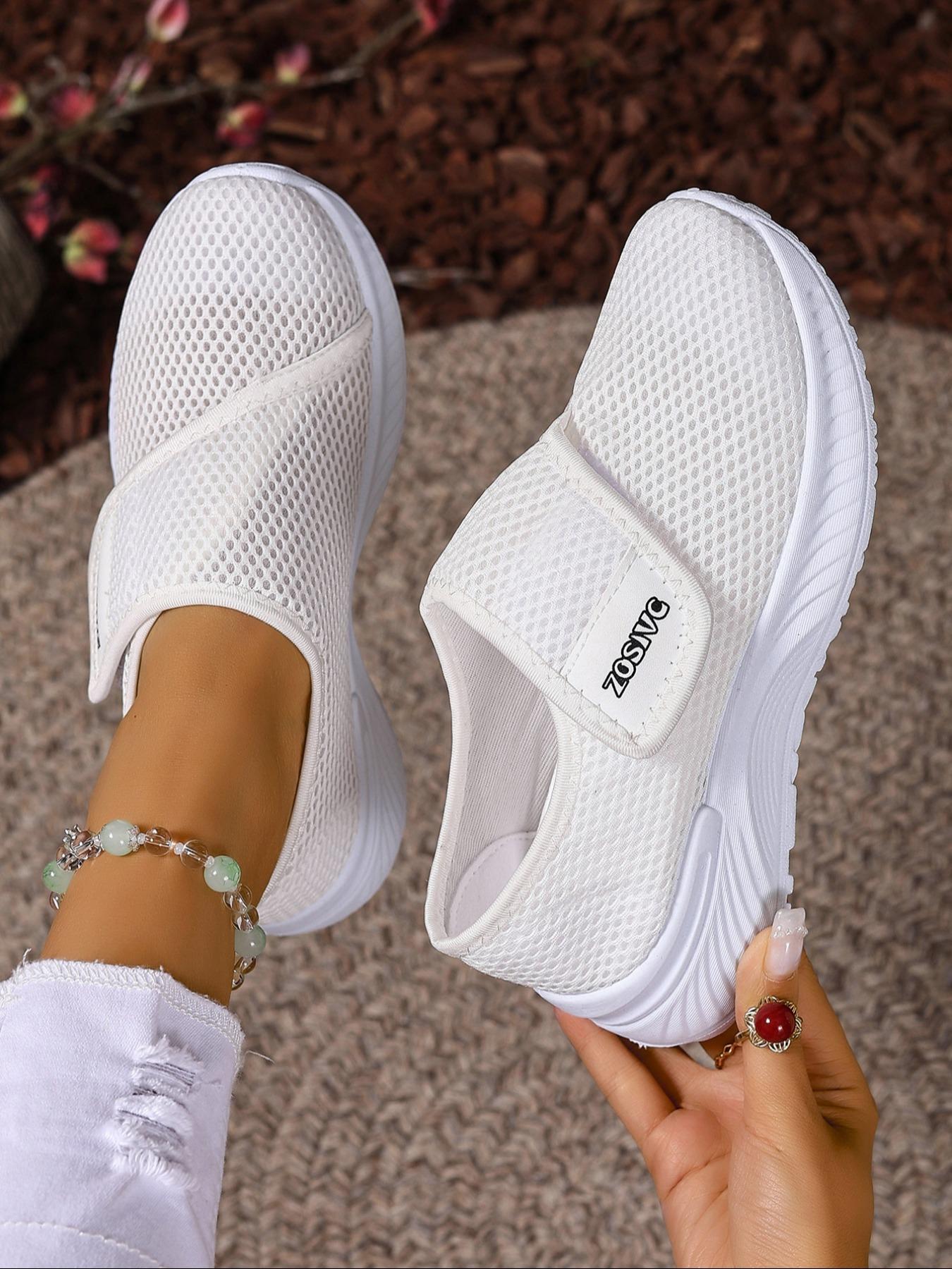 Women's Mesh Breathable Lightweight Sneakers, Casual Comfortable Sports Running Shoes, All-match Basic Shoes for Daily Wear