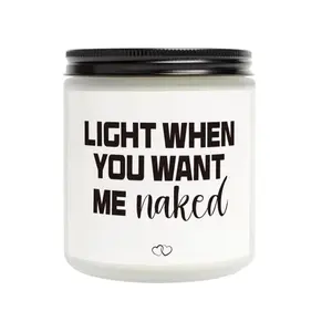 Gifts for Boyfriend Husband Men Couples, Romantic Christmas Gift Ideas for Boyfriend Him, Funny Anniversary Presents for Men Husband Couple Valentines Day, Handmade Lavender Scented Non Toxic Candle, Handcrafted Candle, Relaxing Pressure Candles