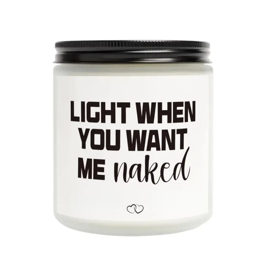 Gifts for Boyfriend Husband Men Couples, Romantic Christmas Gift Ideas for Boyfriend Him, Funny Anniversary Presents for Men Husband Couple Valentines Day, Handmade Lavender Scented Non Toxic Candle, Handcrafted Candle, Relaxing Pressure Candles