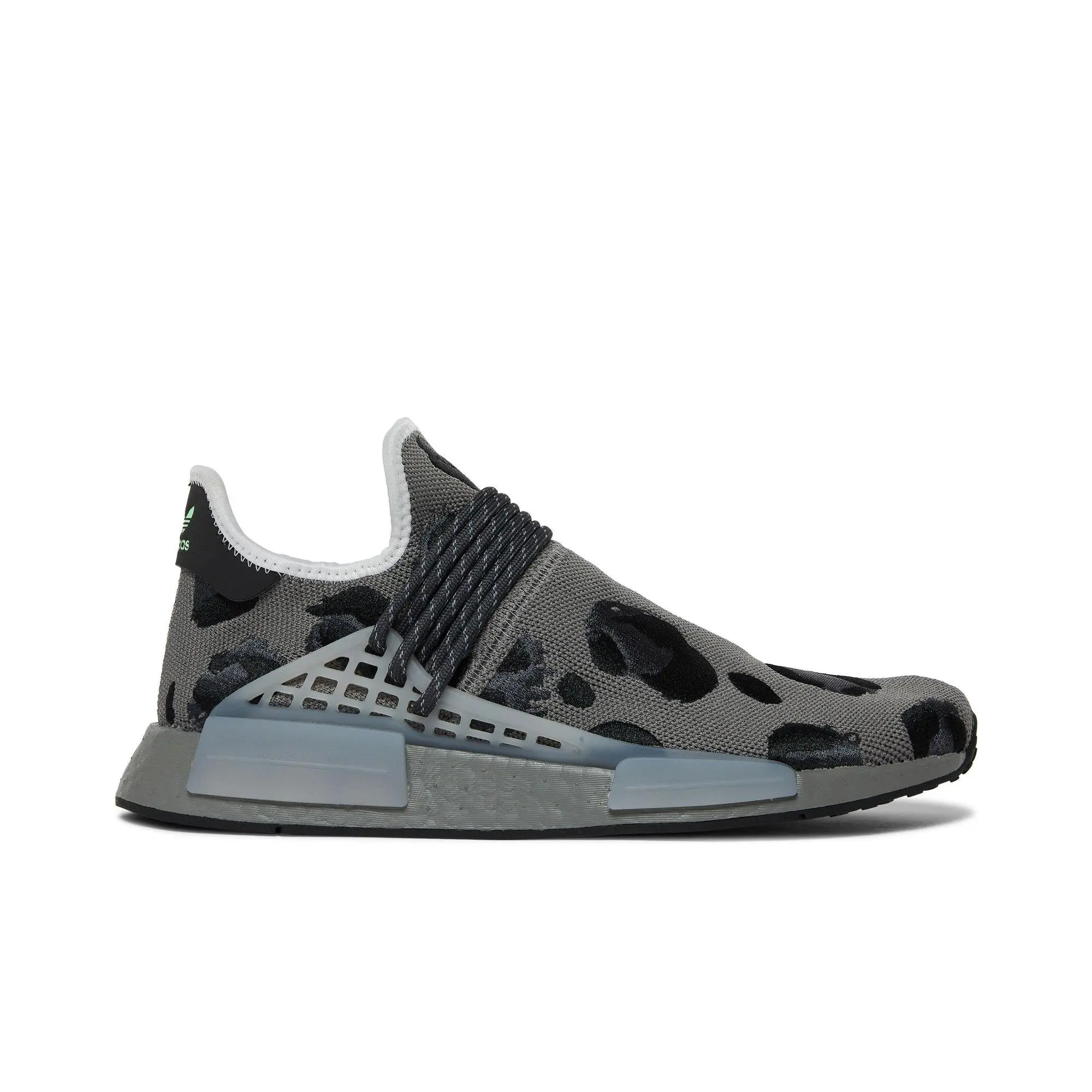 Pharrell x adidas NMD Human Race 'Animal Print - Ash' (Unisex) Ash/Mgh Solid Grey/Core Black lifestyle shoes ID1531