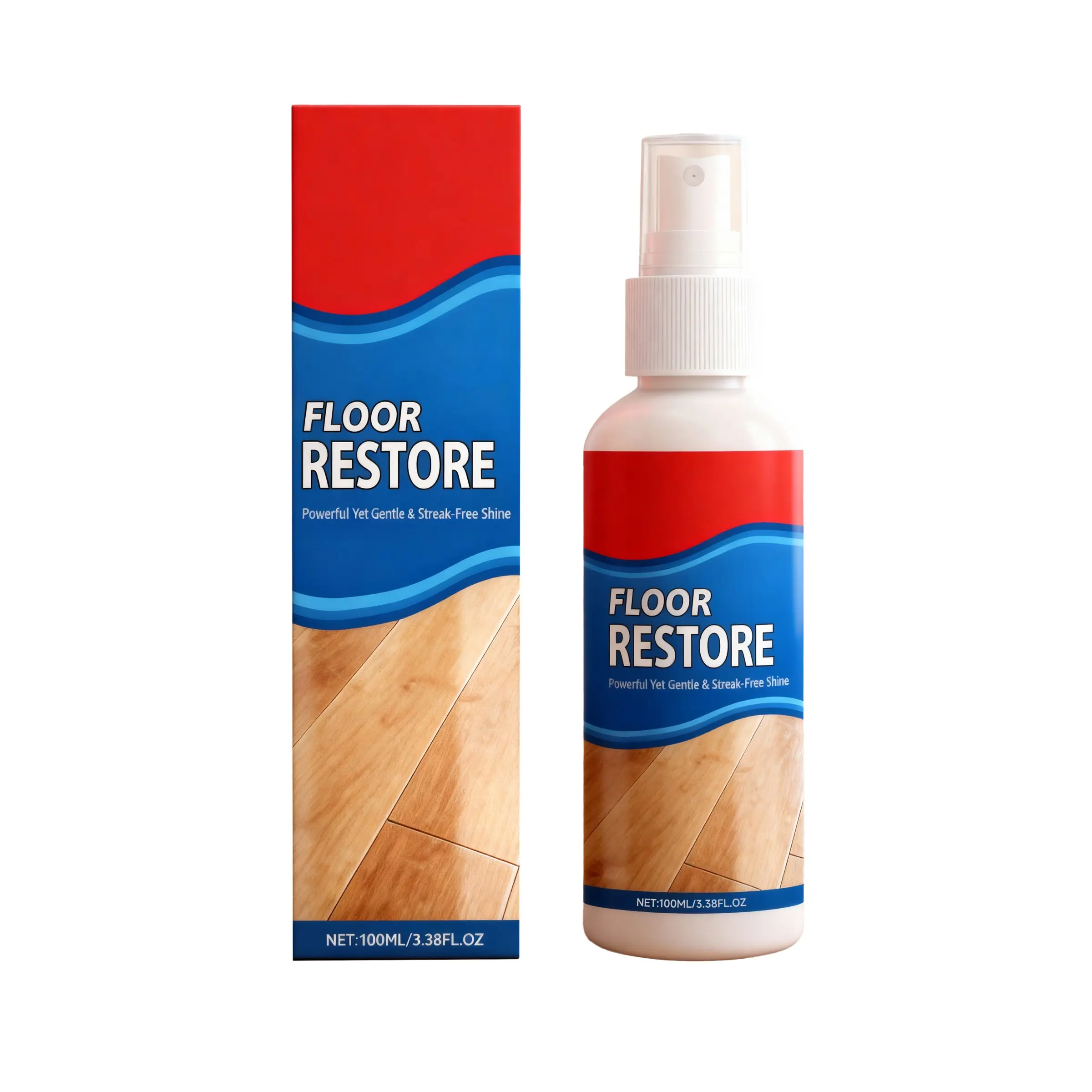 Hardwood Floor Polisher, Multi-Functional Liquid Floor Cleaner, Stain Remover, Dirt Eliminator, Brightening Agent, Daily Home Use, Household Floor Cleaner, Mop Cleaning Solution