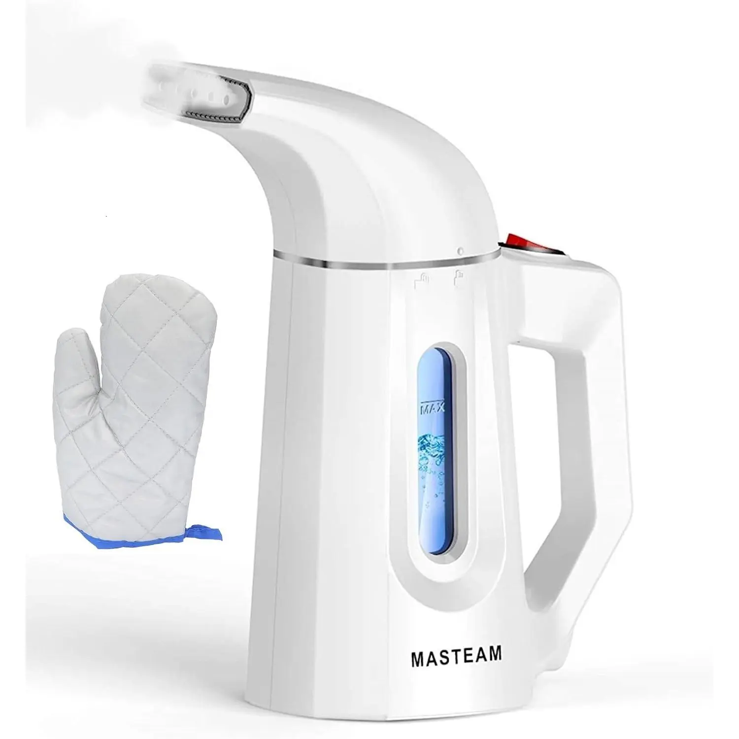 Handheld Steamer for Clothes Wrinkle Removal, Garment Steamer for Hat, 1.5lbs Lightweight, 40s Fast Heat-up, 8 FT Power Cord, 800W, for Home and Travel with Automatic Shut-Off Safety Protection (white)