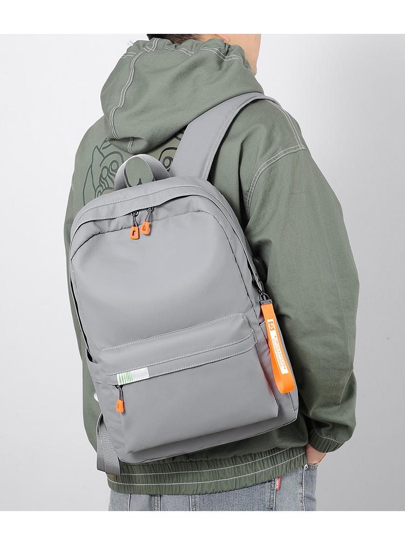 2026 New Student Backpack College Style Large Capacity Simple Casual Laptop Bag Multifunctional Lightweight Versatile Travel Backpack