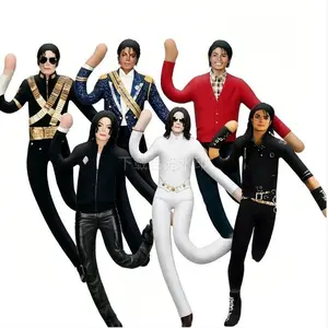Michael Jackson Cosplay Prop Doll Plush StuffedFigure Dolls Room Decoration Abstract Joint Mobility  MJ cosplay Halloween party