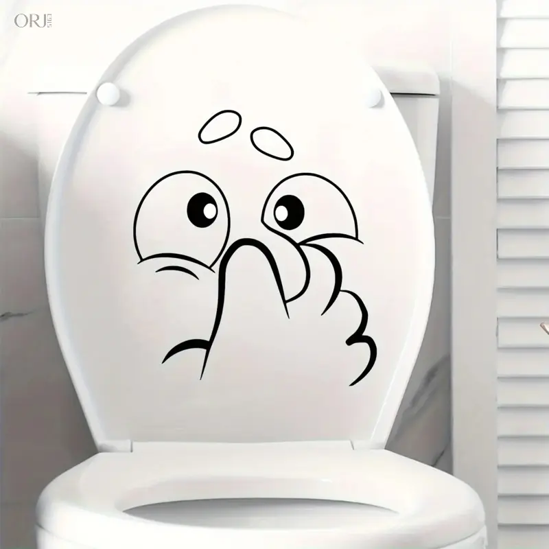 2026 Viral Funny Quote Toilet Decal - Self-Adhesive Waterproof Bathroom Wall Sticker, Quirky DIY Bathroom Accessories for Home Airbnb Washroom Makeover, Gothic Halloween Charm,Rose,Valentine,sterling,silver,mom,birthday,gift,jump,ring,,virgin,mary,pendant