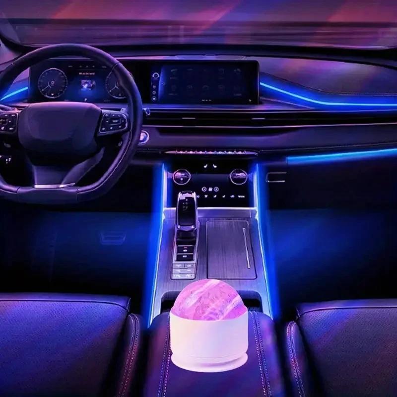 Projector Light, RGB Aurora Lamp Cube with Remote Control, 16 Color Changing Lamp Projector for Bedroom Living Room Wall Decor