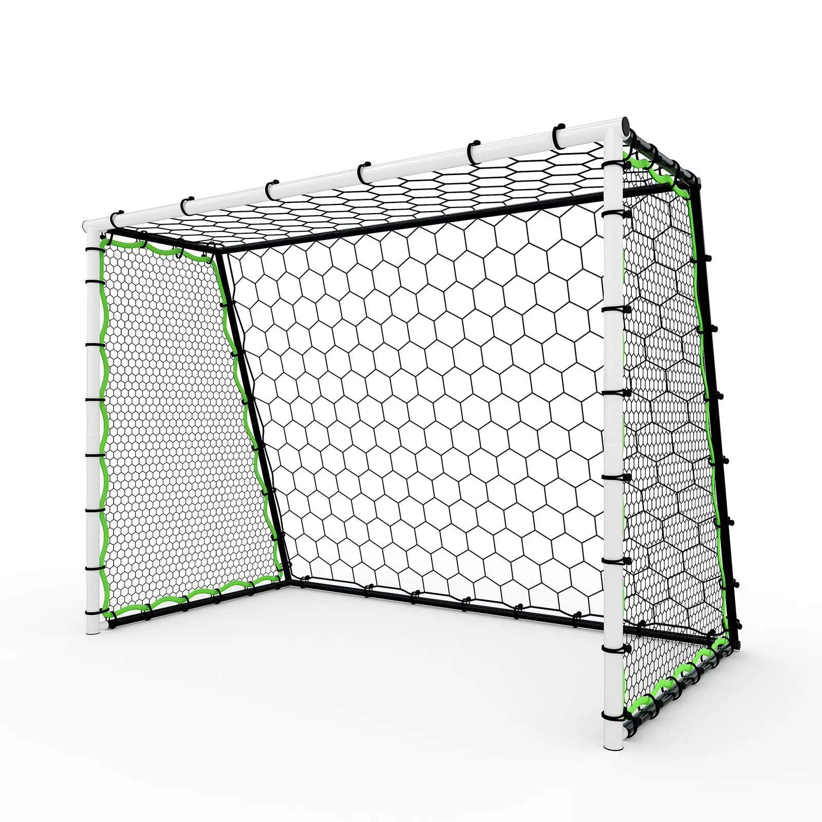 Portable Foldable Pop-Up Soccer Goal with Frame and Carry Bag, Unisex Easy-Setup Football Training Equipment for Backyard Practice