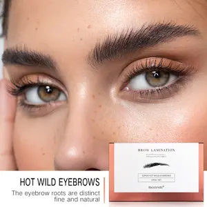 9-Piece Brow Dye and Perm Care Kit, Long-Lasting Dense Gel, Suitable for Daily Use, Makeup Effect Lasts 4-6 Weeks, Multiple Cosmetics Products
