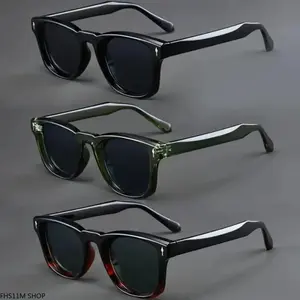 3 Pack Classic Sunglasses Anti Glare UV400 Protection Ultra Light Full Frame Photography Streetwear Travel Old Money Aesthetic Summer Essentials Unisex Premium Retro Eyewear