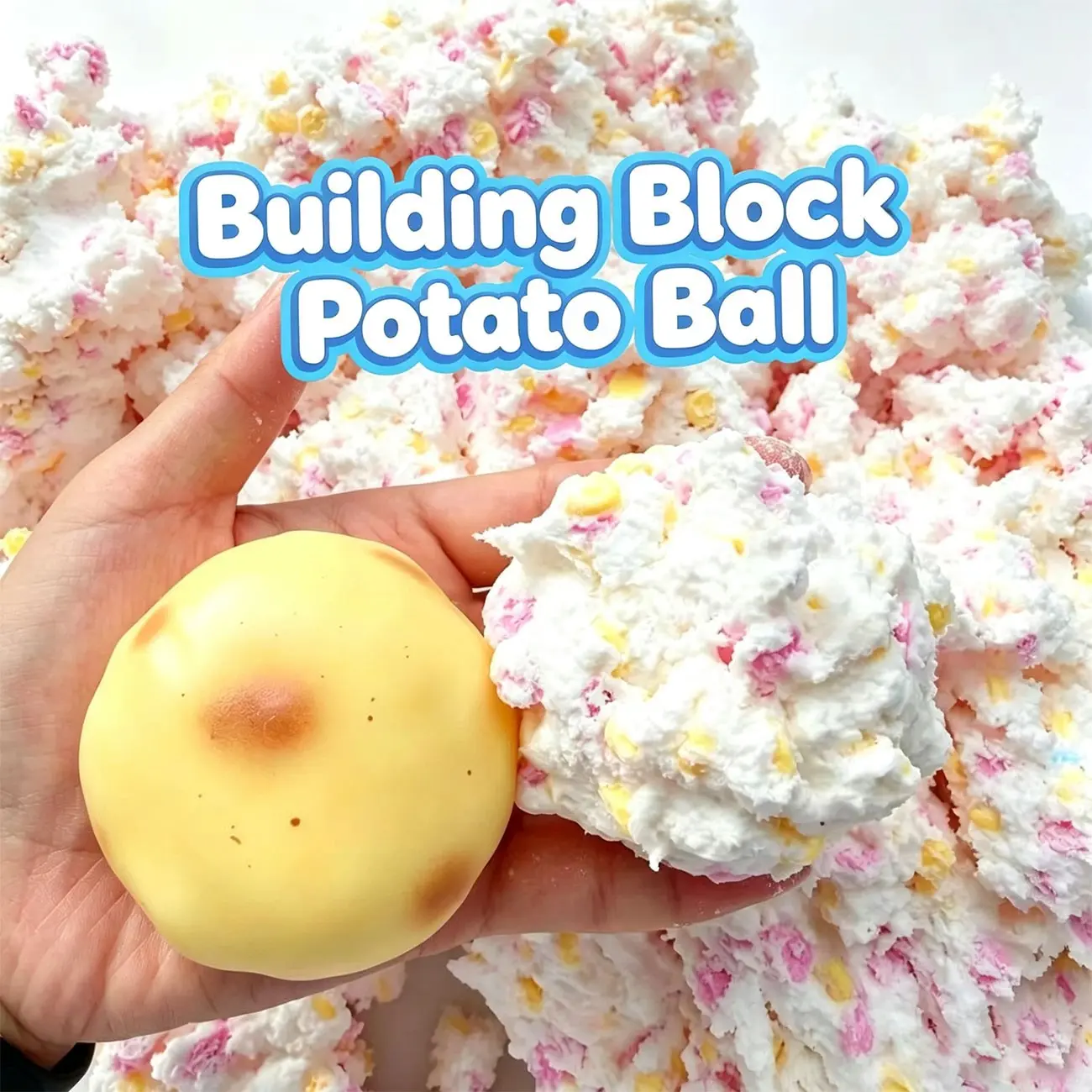 Soft Potato Squeeze Toy with Clay Filler, Fun Stress Ball for Kids, Perfect for Parties and Gifts, Random Color, Unisex