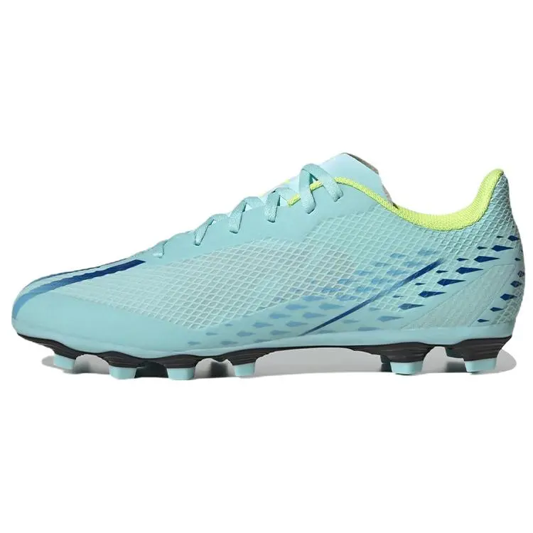 Adidas X Speedportal .4 Round-Toe Lace-Up FG Cleats for Men and Women - Lightweight, Durable, and Non-Slip Soccer Shoes in Blue Trending Shoes, House White Official Shoes to Get / Maison Mihara