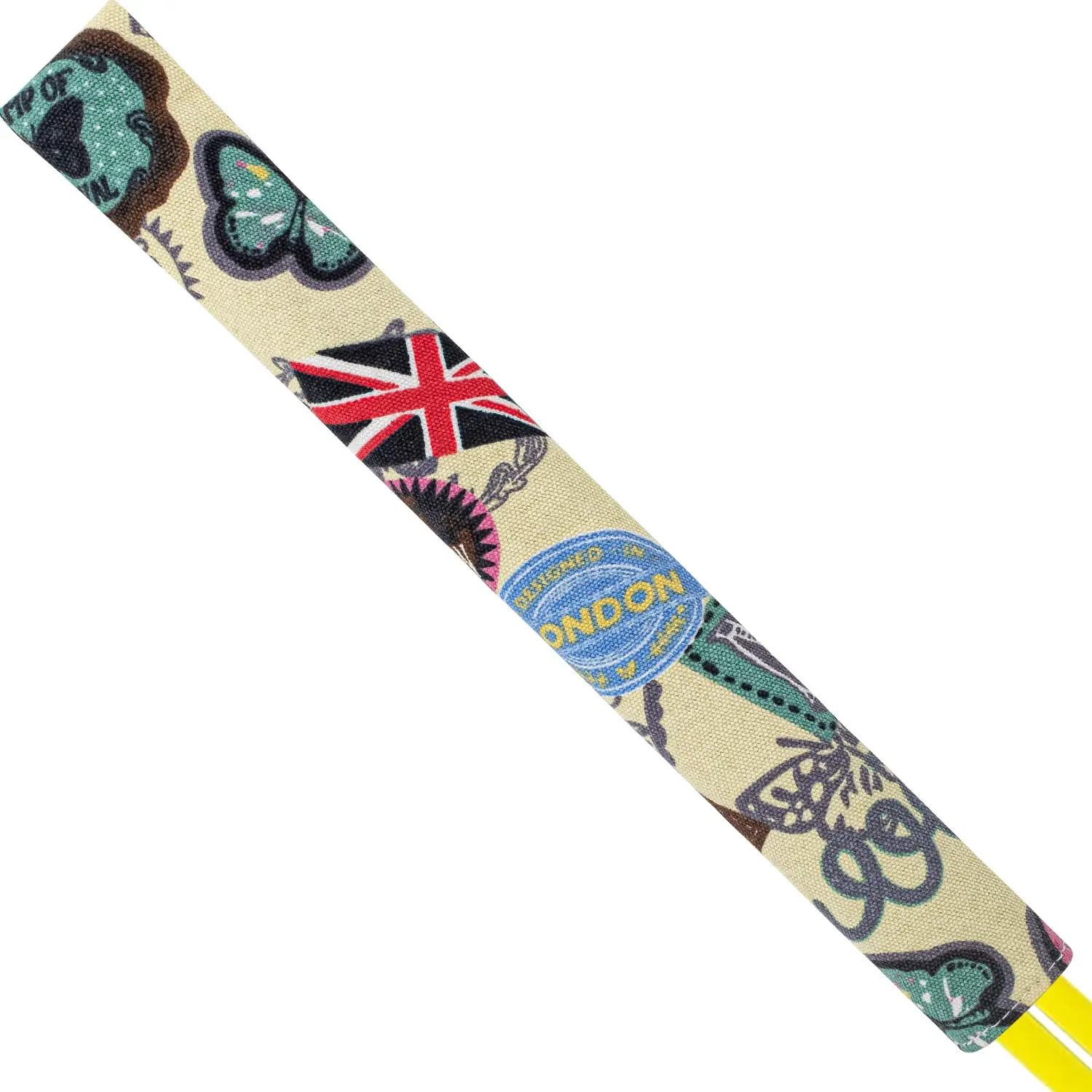 Butterfly Print Golf Alignment Stick Headcover, Wear Resistant & Sturdy, Ideal for Daily Practice, Tournaments, Casual Play, Perfect Gift