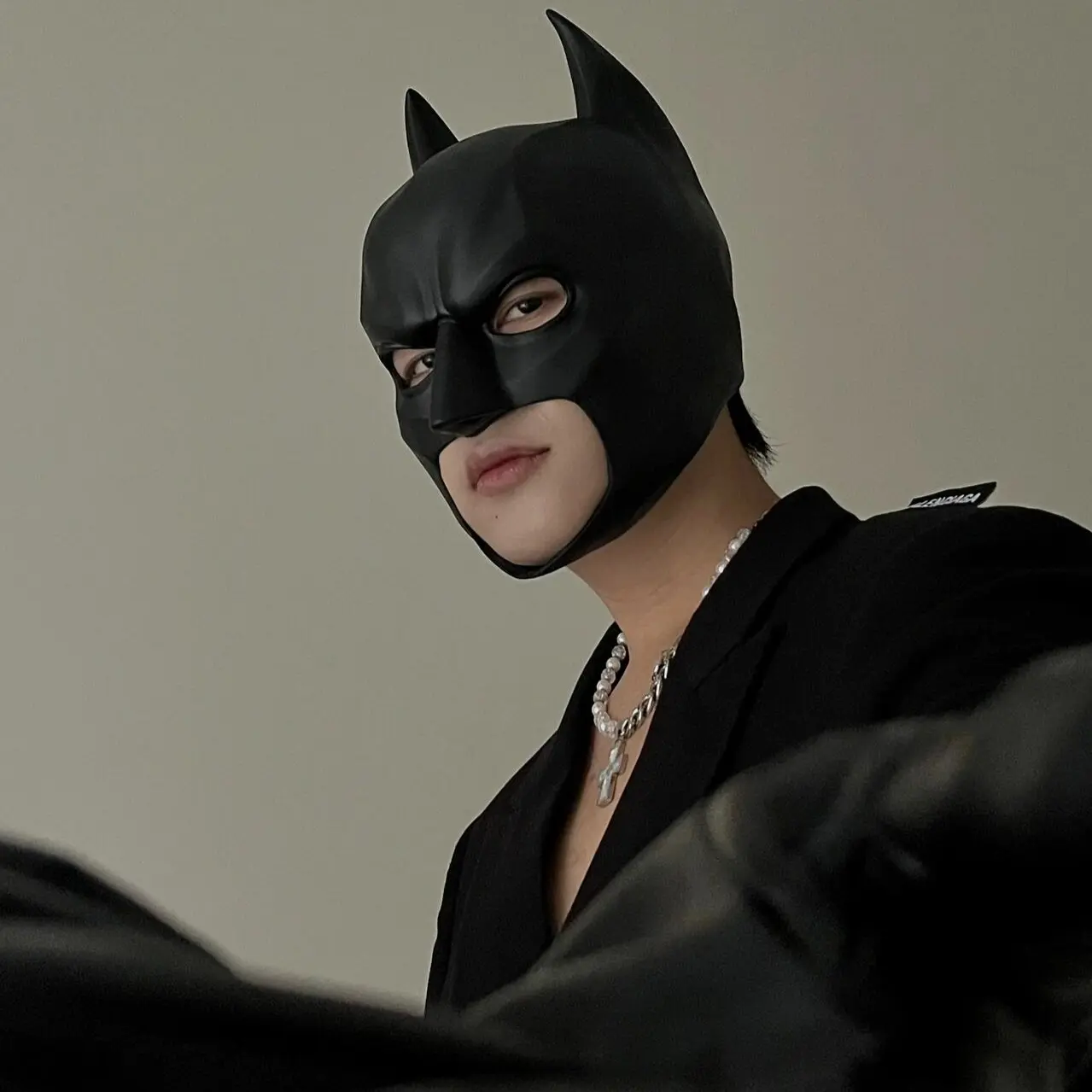 Bat Hero Latex Full Head Mask for Halloween Cosplay Party Prop
